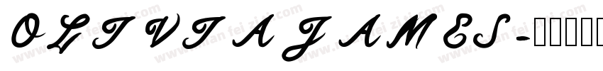 OLIVIA JAMES字体转换